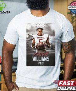 Official Senior 2025 Manny Williams Central Fights Poster t shirt