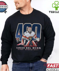 Official Sergei Bobrovsky Florida Panthers 400 Career Wins Shirt