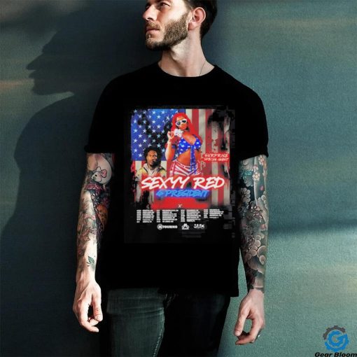 Official Sexxy Red 4 President US Tour Date 2024 Fan Gifts Classic T Shirt