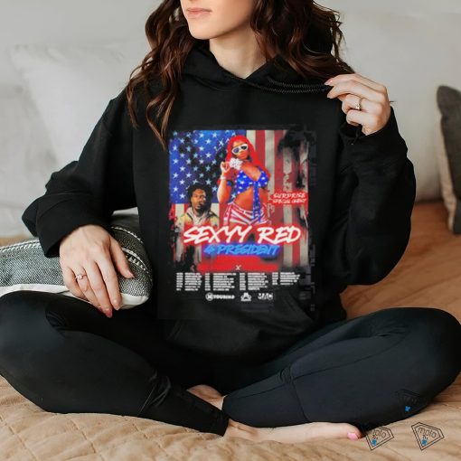 Official Sexxy Red 4 President US Tour Date 2024 Fan Gifts Classic T Shirt