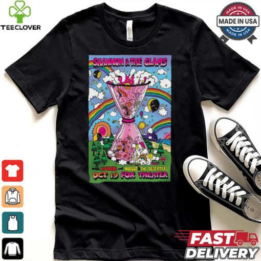 Official Shannon And The Clams At Fox Theater In Oakland, CA On October 19 2024 Poster Shirt
