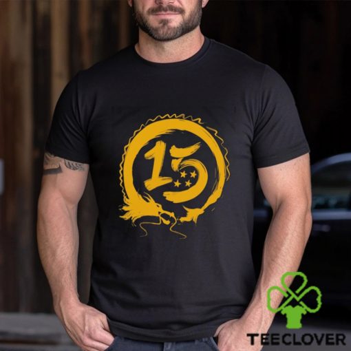 Official Shark Robot Shop Team Four Star 15Th Anniversary Shirt