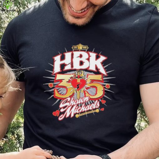 Official Shawn Michaels Heartbreak Kid 35th Anniversary T Shirt