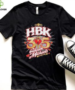 Official Shawn Michaels Heartbreak Kid 35th Anniversary T Shirt