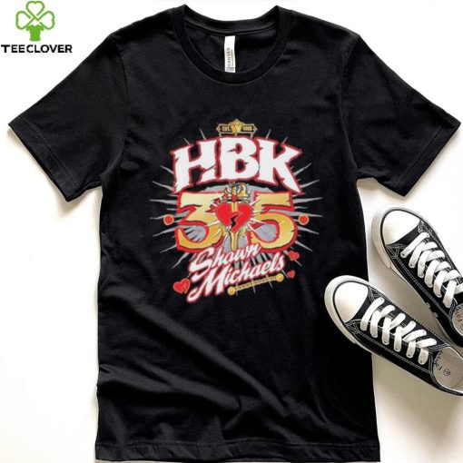 Official Shawn Michaels Heartbreak Kid 35th Anniversary T Shirt