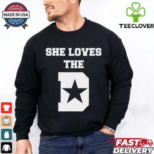Official She Loves the D Dallas Texas Pride Shirt