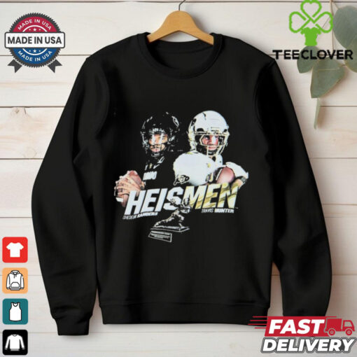 Official Shedeur Sanders Vs Travis Hunter Colorado Buffaloes Football HeIsMen t shirt