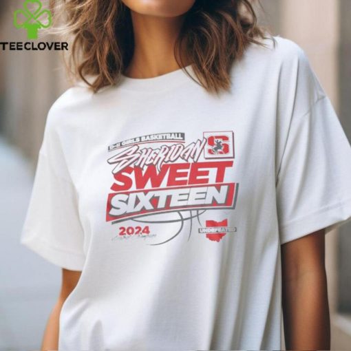 Official Sheridan D II Girls Basketball Sweet Sixteen 2024 District Champions Undefeated shirt