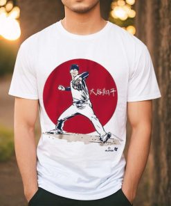 Official ShoheI ohtanI japanese flag T shirt 1 Official ShoheI ohtanI japanese flag T shirt