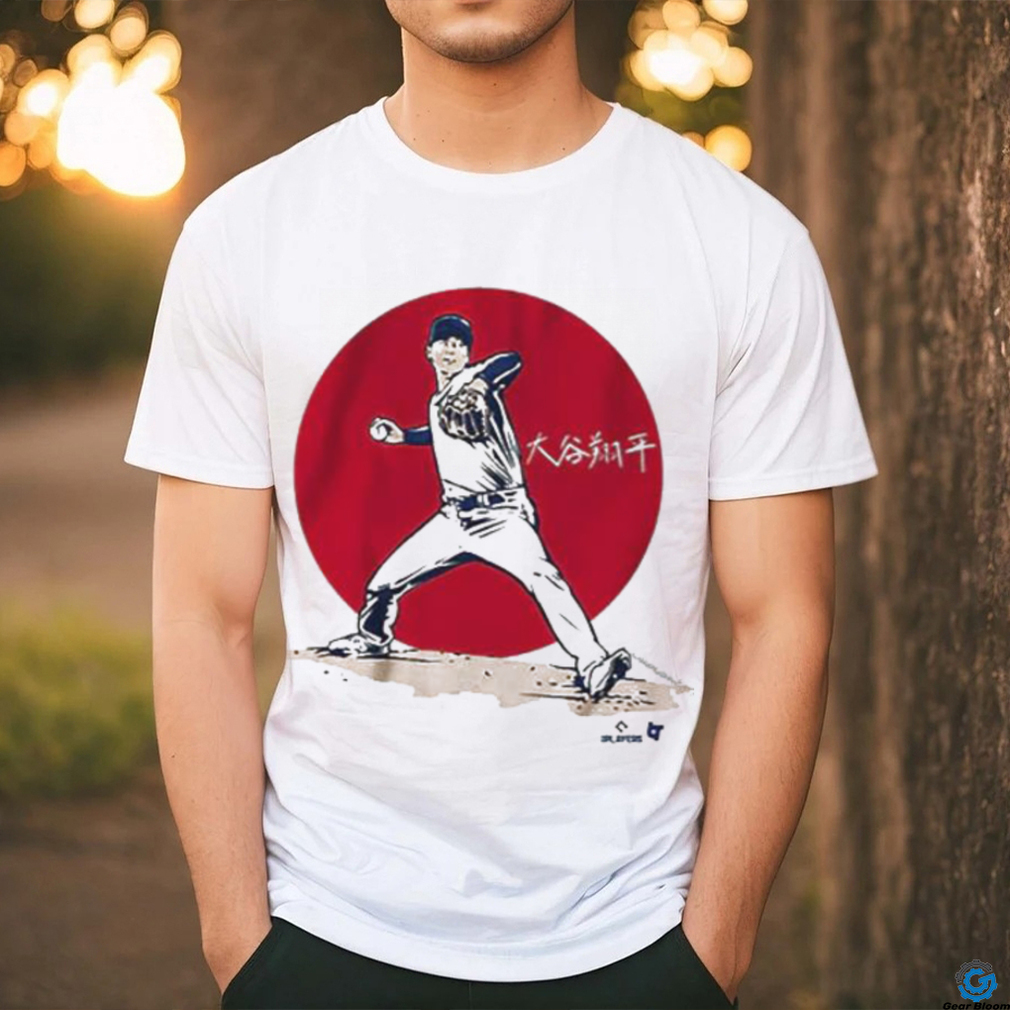 Official ShoheI ohtanI japanese flag T shirt Official ShoheI ohtanI japanese flag T shirt