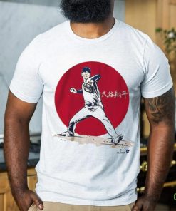 Official ShoheI ohtanI japanese flag T shirt 4 Official ShoheI ohtanI japanese flag T shirt