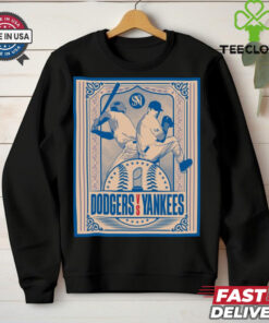Official Shohei Ohtani Los Angeles Dodgers Vs Aaron Judge New York Yankees 43 Years Since Their Last Faceoff Poster t shirt 2 Official Shohei Ohtani Los Angeles Dodgers Vs Aaron Judge New York Yankees 43 Years Since Their Last Faceoff Poster t shirt