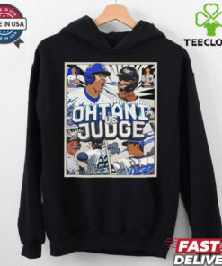 Official Shohei Ohtani Los Angeles Dodgers Vs Aaron Judge New York Yankees MLB World Series Baseball Painting Poster t shirt