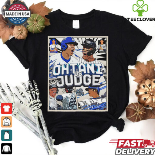 Official Shohei Ohtani Los Angeles Dodgers Vs Aaron Judge New York Yankees MLB World Series Baseball Painting Poster t shirt