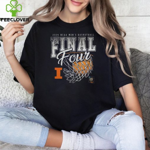 Official Shop Illinois Fighting Illini 2024 NCAA Men’s Basketball Tournament March Madness Final Four T Shirt