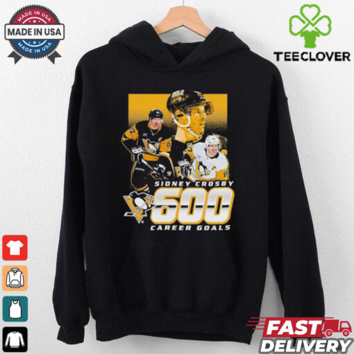 Official Sidney Crosby Pittsburgh Penguins 600 Career Goals T Shirt