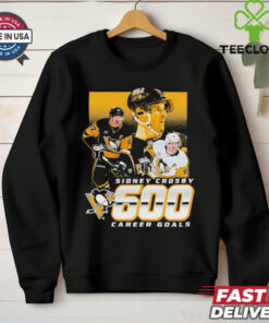 Official Sidney Crosby Pittsburgh Penguins 600 Career Goals T Shirt
