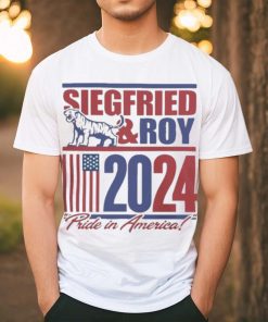 Official Siegfried And Roy 2024 Pride In America T Shirt