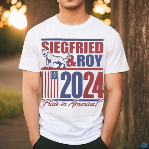 Official Siegfried And Roy 2024 Pride In America T Shirt