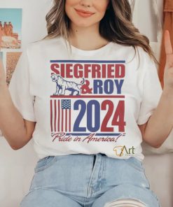 Official Siegfried And Roy 2024 Pride In America T Shirt