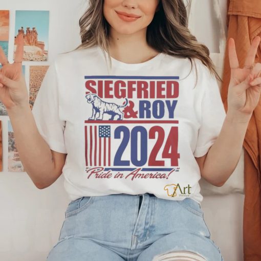 Official Siegfried And Roy 2024 Pride In America T Shirt