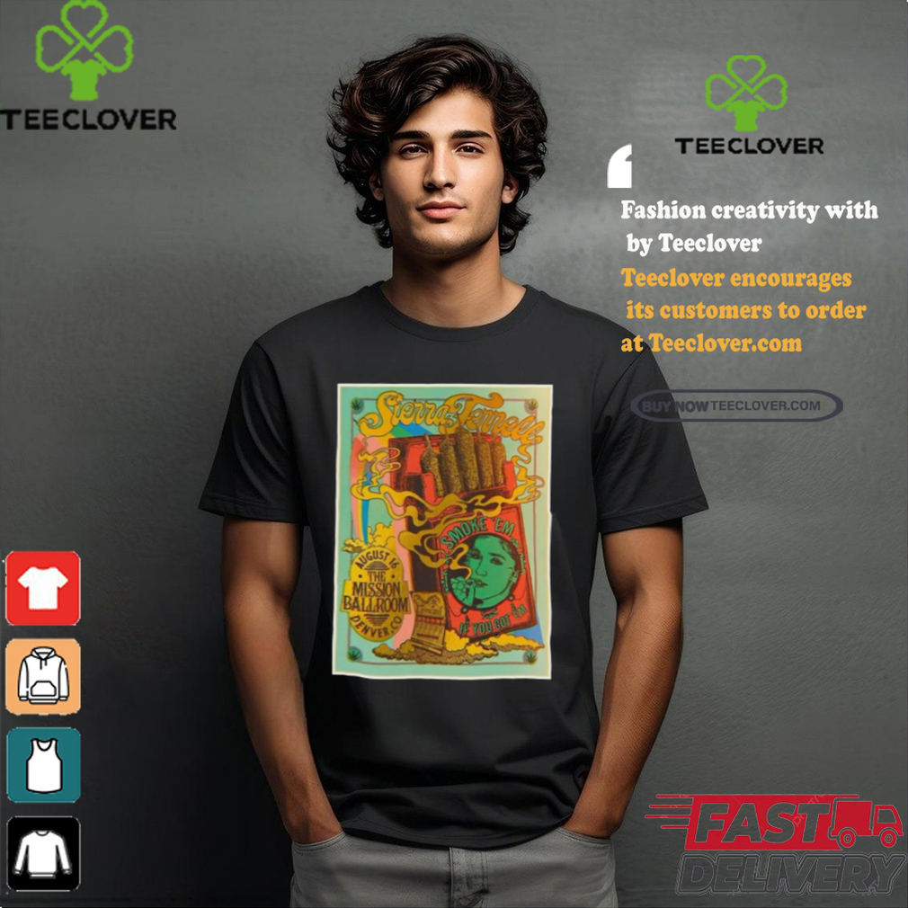 Official Sierra Ferrell Mission Ballroom Denver CO August 16 2024 Poster Shirt Official Sierra Ferrell Mission Ballroom Denver CO August 16 2024 Poster Shirt