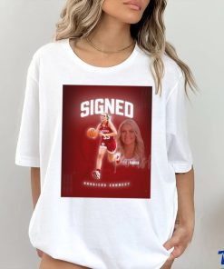 Official Signed Sydney Parrish Hoosiers Connect T shirt