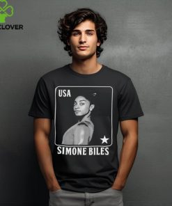 Official Simone Biles Gymnastics Playing Card USA T Shirt