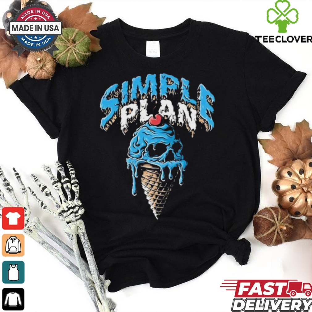 Official Simple Plan Ice Cream Shirt Official Simple Plan Ice Cream Shirt