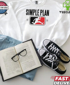 Official Simple Plan Style Logo Raglan Shirt