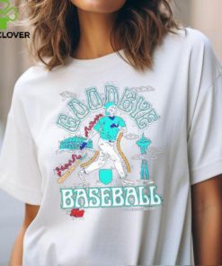 Official Skeleton Player Baseball Goodbye T Shirt