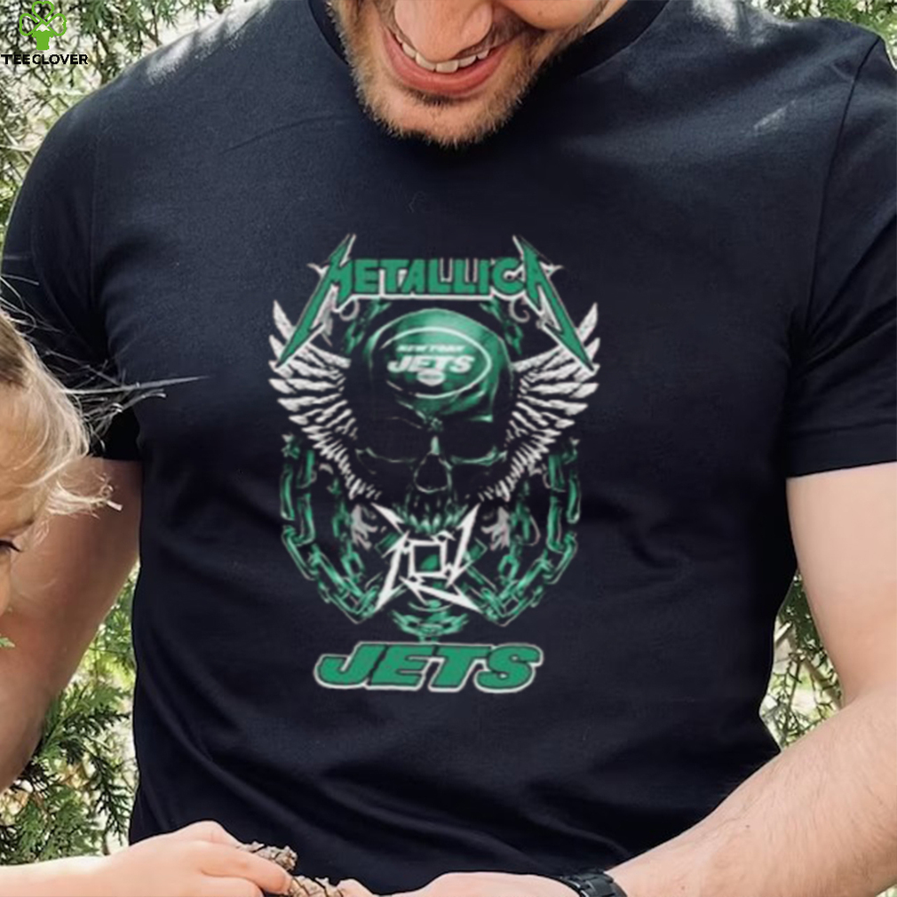 Official Skull Metallica New York Jets T Shirt