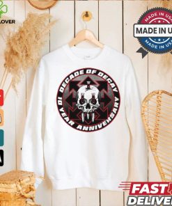 Official Skull decade of decay 10th anniversary shirt