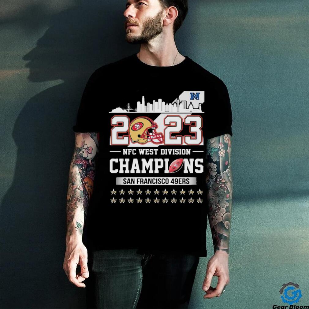 Official Skyline 2023 Nfc West Division Champions San Francisco 49ers Shirt Official Skyline 2023 Nfc West Division Champions San Francisco 49ers Shirt