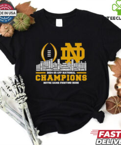 Official Skyline 2024 25 CFP National Champions Notre Dame Fighting Irish All Name Players shirt