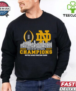 Official Skyline 2024 25 CFP National Champions Notre Dame Fighting Irish All Name Players shirt