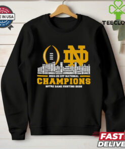 Official Skyline 2024 25 CFP National Champions Notre Dame Fighting Irish All Name Players shirt