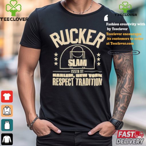 Official Slam Goods Rucker Park X Slam Harlem New York Respect Tradition Shirt