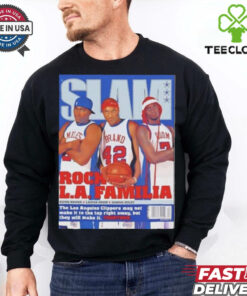 Official Slam Jason Terry Dirk Nowitzki Grant Hill Rock LA Familia Shirt