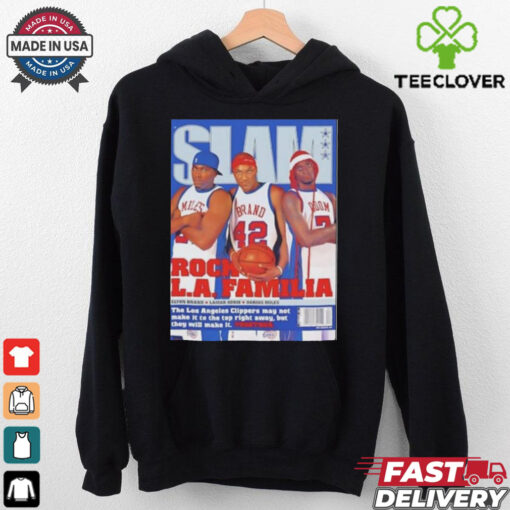 Official Slam Jason Terry Dirk Nowitzki Grant Hill Rock LA Familia Shirt