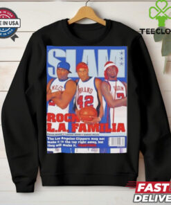 Official Slam Jason Terry Dirk Nowitzki Grant Hill Rock LA Familia Shirt