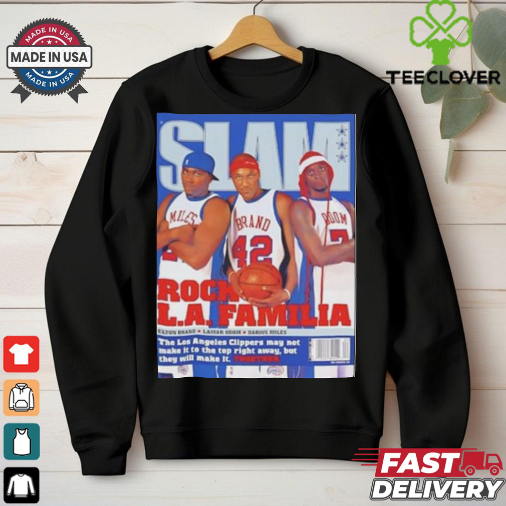 Official Slam Jason Terry Dirk Nowitzki Grant Hill Rock LA Familia Shirt Official Slam Jason Terry Dirk Nowitzki Grant Hill Rock LA Familia Shirt