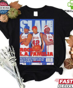 Official Slam Jason Terry Dirk Nowitzki Grant Hill Rock LA Familia Shirt
