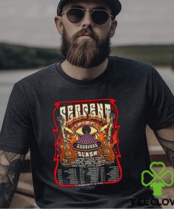 Official Slash Announces S.E.R.P.E.N.T. Festival Tour 2024 T shirt