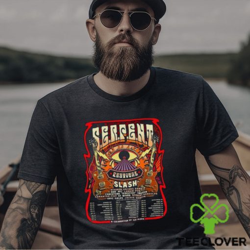 Official Slash Announces S.E.R.P.E.N.T. Festival Tour 2024 T shirt