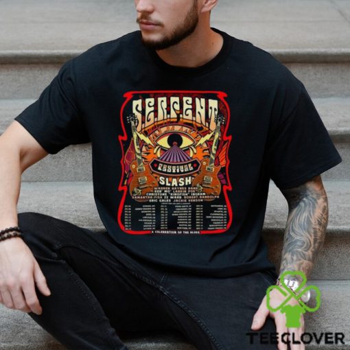 Official Slash Announces S.E.R.P.E.N.T. Festival Tour 2024 T shirt