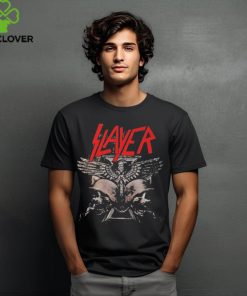 Official Slayer Chain Skulls Fall Us & Canadian Tour T shirt