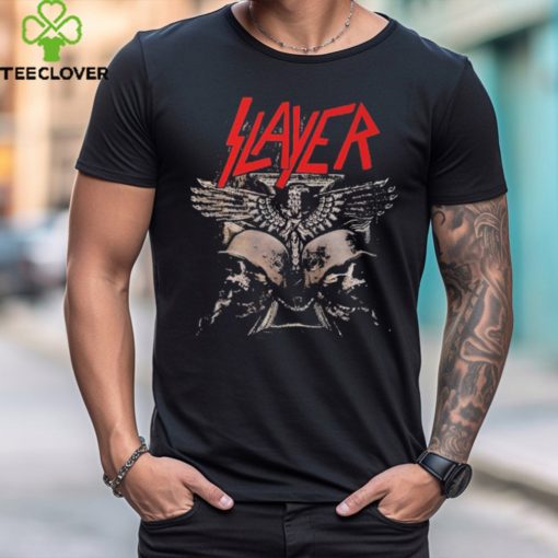 Official Slayer Chain Skulls Fall Us & Canadian Tour T shirt
