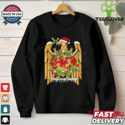 Official Slayer Holiday Eagle Christmas Style Signature Symbols 2024 Shirt