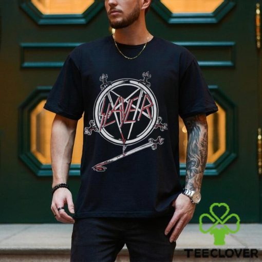 Official Slayer Swords Pentagram Logo hoodie, sweater, longsleeve, shirt v-neck, t-shirt